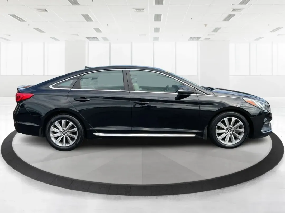 2016 Hyundai Sonata Sport (5NPE34AF2GH) with an 2.4L L4 DOHC 16V engine, 6-Speed Automatic transmission, located at 401 Woodman Dr, Riverside, OH, 45431, (937) 908-9800, 39.760899, -84.123421 - ### Unlock Your Journey with the 2016 Hyundai Sonata Sport at Advantage Car and Credit - Fairborn<br /> <br /> Are you in the market for a vehicle that can effortlessly transition from daily commutes to weekend getaways? Look no further than the 2016 Hyundai Sonata Sport, available now at Advantage - Photo#1