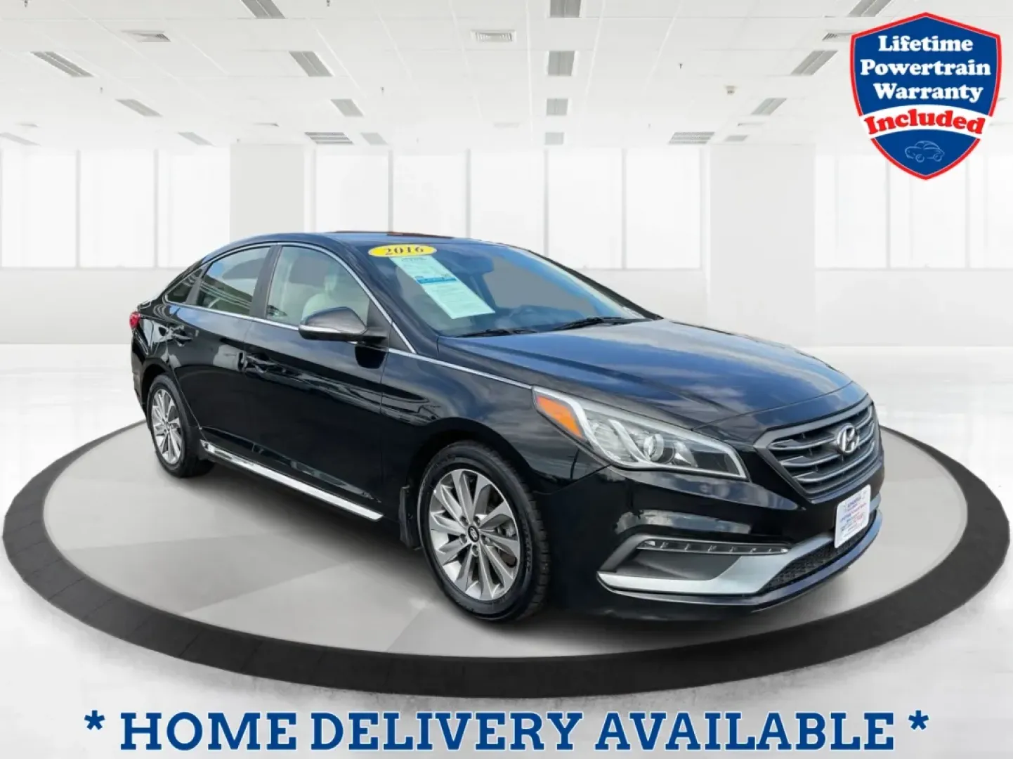 2016 Hyundai Sonata Sport (5NPE34AF2GH) with an 2.4L L4 DOHC 16V engine, 6-Speed Automatic transmission, located at 1184 Kauffman Ave, Fairborn, OH, 45324, (937) 908-9800, 39.807072, -84.030914 - ### Unlock Your Journey with the 2016 Hyundai Sonata Sport at Advantage Car and Credit - Fairborn<br /> <br /> Are you in the market for a vehicle that can effortlessly transition from daily commutes to weekend getaways? Look no further than the 2016 Hyundai Sonata Sport, available now at Advantage - Photo#0