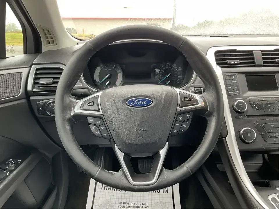 2016 Ford Fusion SE (3FA6P0HD1GR) with an 1.5L L4 DOHC 16V engine, 6-Speed Automatic transmission, located at 1099 N County Rd 25A, Troy, OH, 45373, (937) 908-9800, 40.057079, -84.212883 - **Experience Style and Comfort with the 2016 Ford Fusion SE at Advantage Car and Credit in Fairborn, OH!**<br /> <br /> Are you looking for a versatile sedan that fits seamlessly into your busy lifestyle? Whether you're a commuter tackling daily traffic, a growing family seeking comfort on the road, - Photo#16