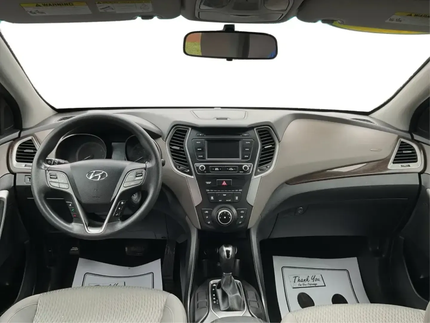 2017 Hyundai Santa Fe 2.4L (5XYZTDLB2HG) with an Theta II 2.4L I-4 gasoline direct injection engine, 6A transmission, located at 8750 N County Rd 25A, Piqua, OH, 45356, (937) 908-9800, 40.164391, -84.232513 - Discover the perfect blend of comfort, capability, and style with the 2017 Hyundai Santa Fe, now available at Advantage Car and Credit, located at 1184 Kauffman Ave, Fairborn, OH 45324. This versatile SUV is an excellent choice for growing families, weekend adventurers, or budget-conscious buyers lo - Photo#19