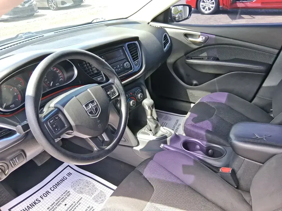 2016 Dodge Dart SXT Sport (1C3CDFFA9GD) with an 2.0L L4 DOHC 16V TURBO engine, Automatic transmission, located at 1230 East Main St, Xenia, OH, 45385, (937) 908-9800, 39.688026, -83.910172 - 2016 Dodge Dart SXT Sport - Photo#9