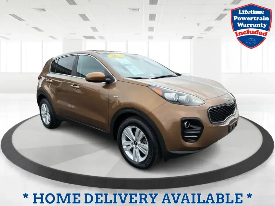 2017 Kia Sportage LX AWD (KNDPMCAC2H7) with an 2.4L V6 DOHC 24V engine, 6A transmission, located at 8750 N County Rd 25A, Piqua, OH, 45356, (937) 908-9800, 40.164391, -84.232513 - Picture a weekend that starts with soccer drop-off in Piqua, turns into a quick Costco run, and still leaves room for a sunset drive toward the Miami Valley-this 2017 Kia Sportage LX AWD is the kind of crossover that fits real-life schedules. With seating for five, confident all-wheel drive, and a v- Photo#0