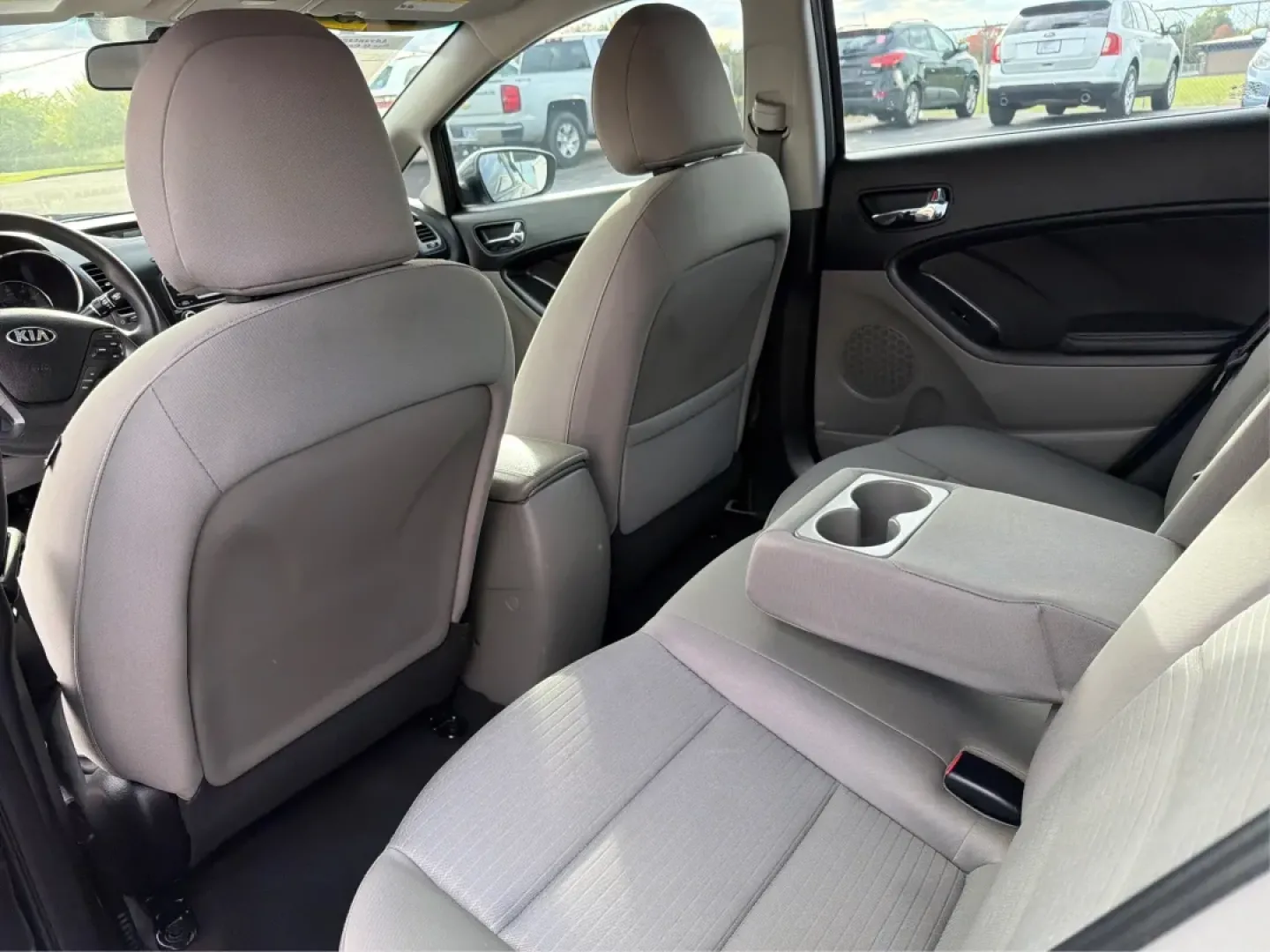 2015 Kia Forte LX (KNAFX4A67F5) with an 1.8L I-4 DOHC engine, located at 1099 N County Rd 25A, Troy, OH, 45373, (937) 908-9800, 40.057079, -84.212883 - Experience the perfect blend of style, comfort, and reliability with the 2015 Kia Forte LX, available now at Advantage Car and Credit in New Carlisle, OH. This sleek sedan is designed to elevate your daily commute and provide the ideal ride for weekend adventures, making it a versatile choice for ev - Photo#10