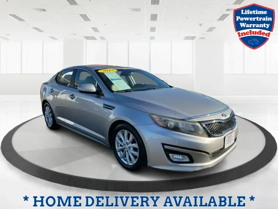 2015 Kia Optima EX (5XXGN4A74FG) with an Theta II 2.4L I-4 gasoline direct injection engine, 6-Speed Automatic transmission, located at 1184 Kauffman Ave, Fairborn, OH, 45324, (937) 908-9800, 39.807072, -84.030914 - Experience the perfect blend of style, comfort, and reliability with this 2015 Kia Optima EX at Advantage Car and Credit in Xenia, OH. Whether you're embarking on daily commutes, family road trips, or simply looking for a trusty companion for your adventures, this vehicle is designed to meet your di - Photo#0