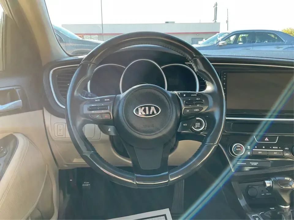 2015 Kia Optima EX (5XXGN4A74FG) with an Theta II 2.4L I-4 gasoline direct injection engine, 6-Speed Automatic transmission, located at 1099 N County Rd 25A, Troy, OH, 45373, (937) 908-9800, 40.057079, -84.212883 - Experience the perfect blend of style, comfort, and reliability with this 2015 Kia Optima EX at Advantage Car and Credit in Xenia, OH. Whether you're embarking on daily commutes, family road trips, or simply looking for a trusty companion for your adventures, this vehicle is designed to meet your di - Photo#16