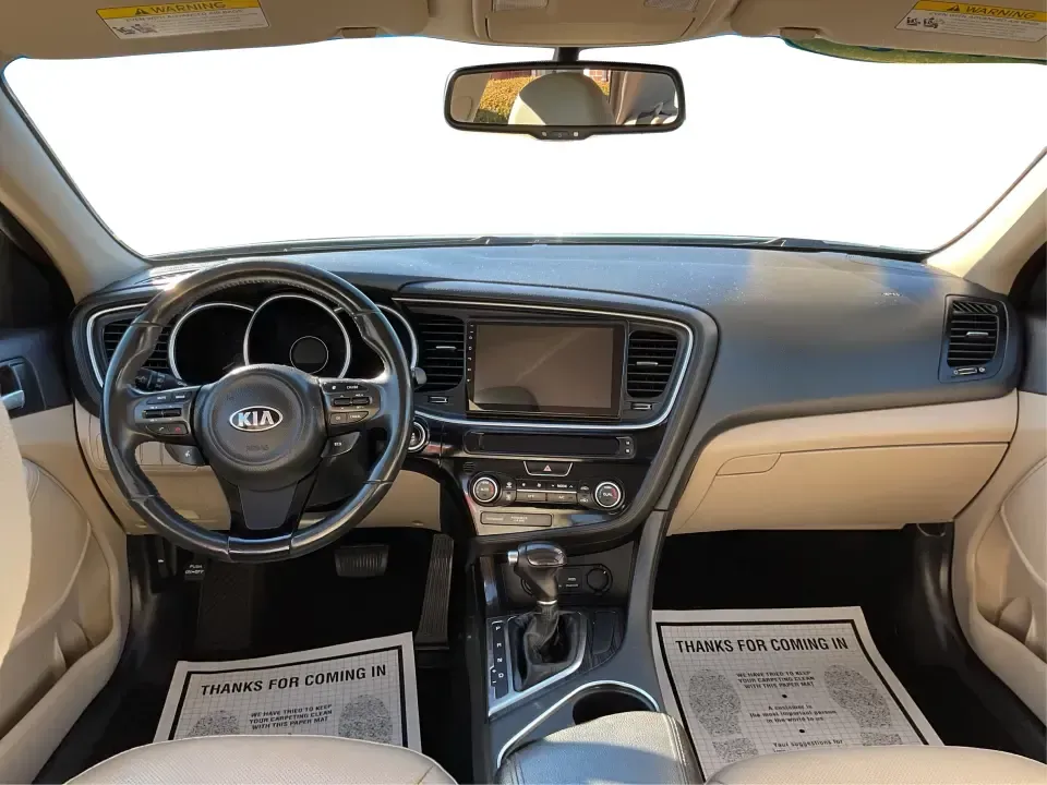 2015 Kia Optima EX (5XXGN4A74FG) with an Theta II 2.4L I-4 gasoline direct injection engine, 6-Speed Automatic transmission, located at 1099 N County Rd 25A, Troy, OH, 45373, (937) 908-9800, 40.057079, -84.212883 - Experience the perfect blend of style, comfort, and reliability with this 2015 Kia Optima EX at Advantage Car and Credit in Xenia, OH. Whether you're embarking on daily commutes, family road trips, or simply looking for a trusty companion for your adventures, this vehicle is designed to meet your di - Photo#20