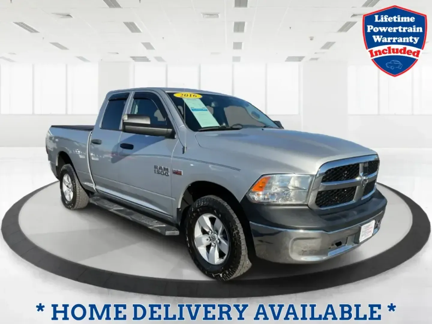 2016 Ram 1500 Tradesman (1C6RR7FT3GS) with an 5.7L V8 OHV 16V engine, 6A transmission, located at 401 Woodman Dr, Riverside, OH, 45431, (937) 908-9800, 39.760899, -84.123421 - Looking for a reliable vehicle that seamlessly fits into your active lifestyle? Look no further than this robust 2016 Ram 1500 Tradesman, available now at Advantage Car and Credit in Moraine, OH. This quad cab truck is not just a vehicle; it's a gateway to adventure, perfect for weekend getaways, tr - Photo#0