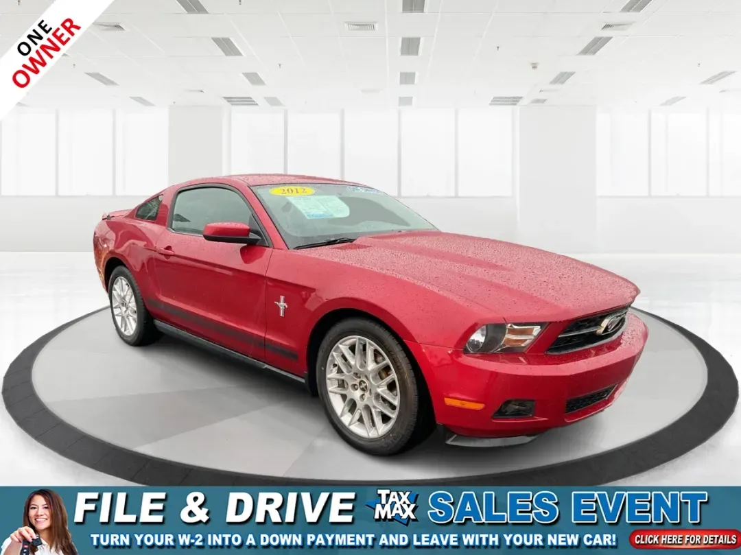 2012 Ford Mustang V6 Premium (1ZVBP8AM2C5) with an 3.7L V-6 DOHC engine, located at 880 E. National Road, Vandalia, OH, 45377, (937) 908-9800, 39.891918, -84.183594 - **Embrace the Spirit of Adventure with the 2012 Ford Mustang V6 Premium!**<br /> <br /> Are you ready to infuse your daily routine with excitement and style? The 2012 Ford Mustang V6 Premium, available at Advantage Car and Credit in Vandalia, OH, is the perfect companion for those who crave a thrill - Photo#0