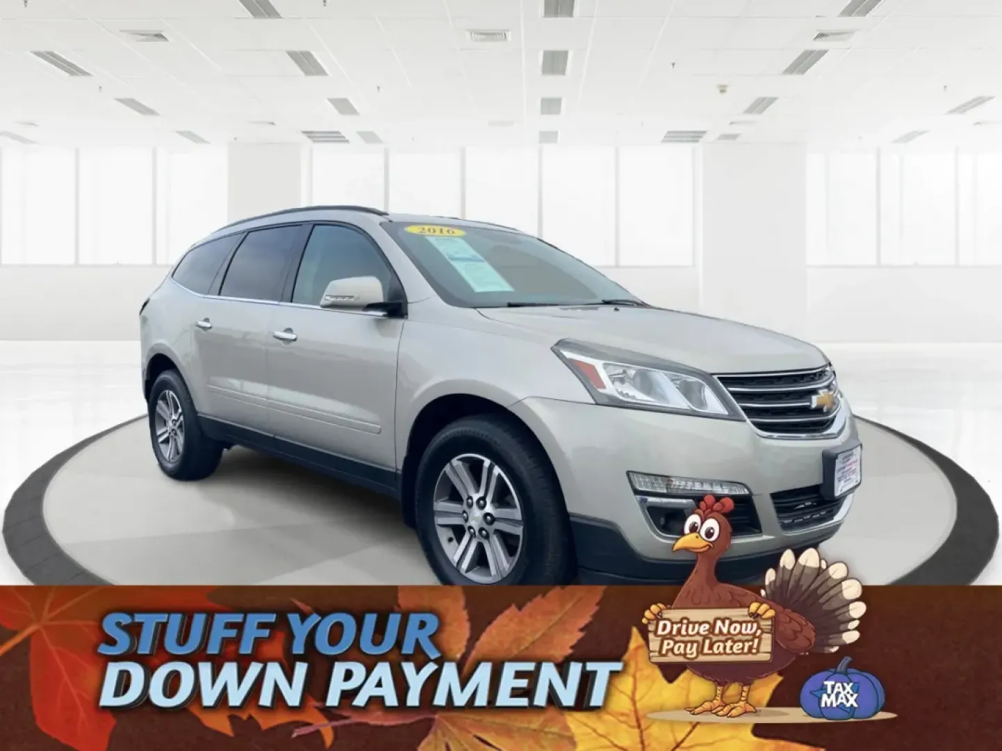 2016 Chevrolet Traverse 1LT (1GNKVGKD0GJ) with an 3.6L V-6 gasoline direct injection engine, located at 8750 N County Rd 25A, Piqua, OH, 45356, (937) 908-9800, 40.164391, -84.232513 - Are you looking for the perfect family SUV that balances space, comfort, and reliability? Look no further than this stunning 2016 Chevrolet Traverse 1LT, available now at Advantage Car and Credit in Piqua, OH. With its spacious interior and robust features, this SUV is designed for growing families, - Photo#0