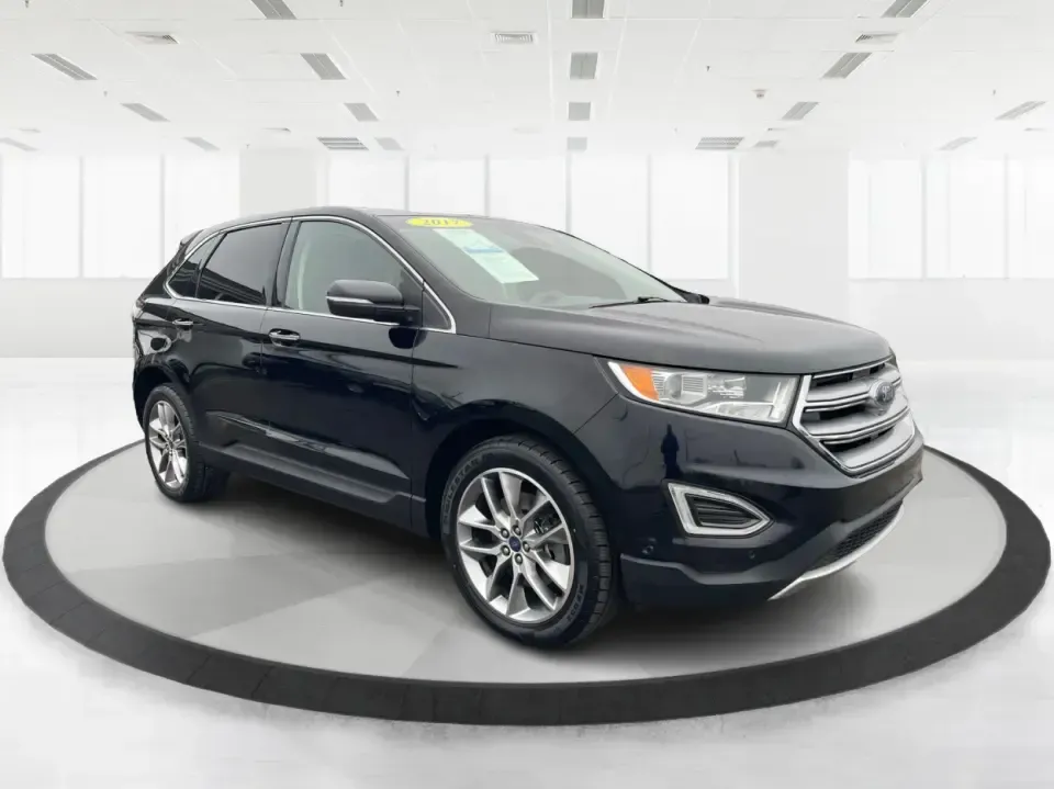 2017 Ford Edge Titanium (2FMPK4K86HB) with an 3.5L V6 DOHC 24V engine, 6A transmission, located at 4508 South Dixie Dr, Moraine, OH, 45439, (937) 908-9800, 39.689976, -84.218452 - Unleash your adventurous spirit with the 2017 Ford Edge Titanium SUV, now available at Advantage Car and Credit in New Carlisle, OH! This versatile vehicle is perfect for families on the go, commuters looking for comfort, or anyone who enjoys weekend adventures. With a spacious interior and robust c - Photo#0