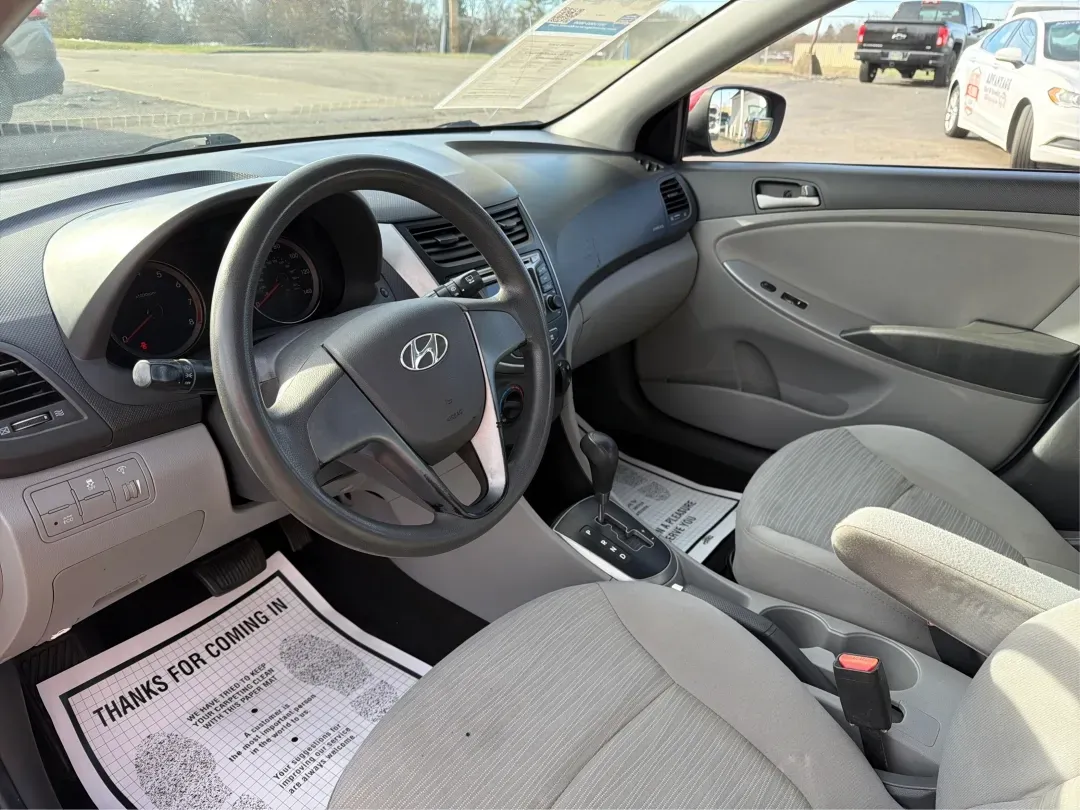 2016 Hyundai Accent SE (KMHCT4AE7GU) with an 1.6L I-4 gasoline direct injection engine, located at 4508 South Dixie Dr, Moraine, OH, 45439, (937) 908-9800, 39.689976, -84.218452 - **Discover Your Next Adventure with This 2016 Hyundai Accent SE Sedan!**<br /> <br /> Are you looking for a reliable vehicle to elevate your daily commute or weekend getaways? Look no further than the stunning 2016 Hyundai Accent SE Sedan available at Advantage Car and Credit. Located at 1951 S Dayt - Photo#9