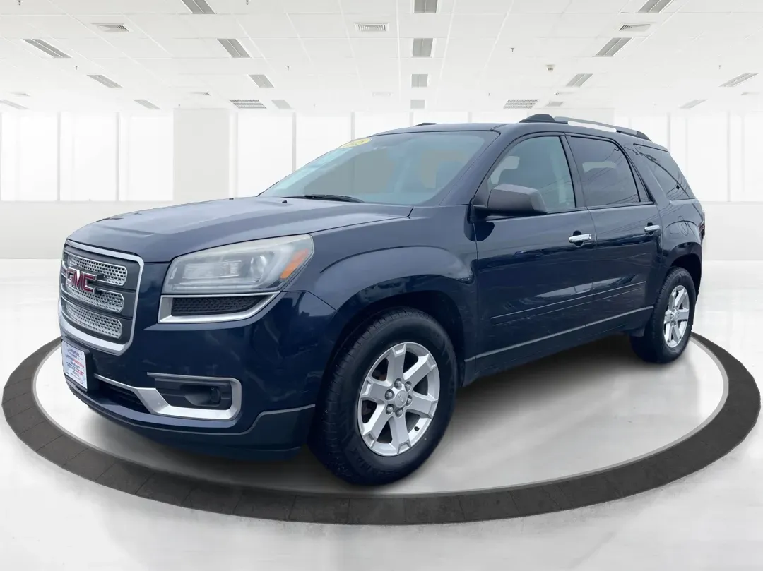 2015 GMC Acadia SLE-2 (1GKKVPKD6FJ) with an 3.6L V-6 gasoline direct injection engine, located at 8750 N County Rd 25A, Piqua, OH, 45356, (937) 908-9800, 40.164391, -84.232513 - Third Row - Photo#22