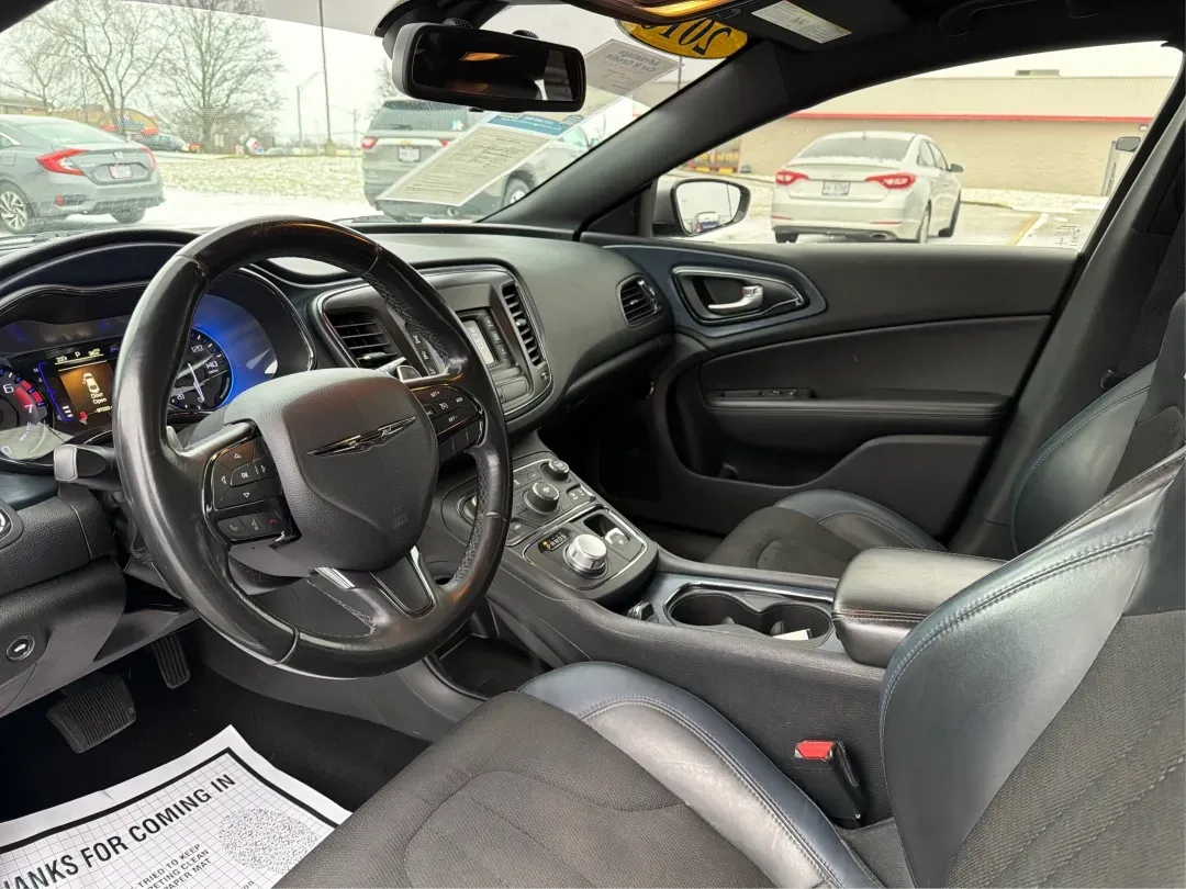 2016 Chrysler 200 S (1C3CCCBB3GN) with an Other engine, located at 880 E. National Road, Vandalia, OH, 45377, (937) 908-9800, 39.891918, -84.183594 - **Elevate Your Commute with the 2016 Chrysler 200 S at Advantage Car and Credit - Vandalia!**<br /> <br /> Are you looking for the perfect blend of style, comfort, and performance for your daily commute or family outings? The 2016 Chrysler 200 S is your ideal companion, offering a sophisticated seda - Photo#9