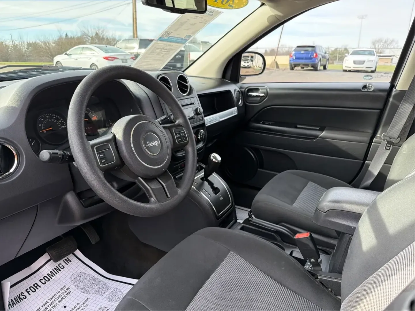 2016 Jeep Compass Sport (1C4NJDBB2GD) with an 2.4L I-4 DOHC engine, CVT transmission, located at 8750 N County Rd 25A, Piqua, OH, 45356, (937) 908-9800, 40.164391, -84.232513 - Discover the perfect blend of adventure and practicality with the 2016 Jeep Compass Sport, available now at Advantage Car and Credit in Fairborn, OH. This versatile SUV is designed for those who crave both weekend escapades and everyday functionality. Whether you're a growing family looking for a sp - Photo#9