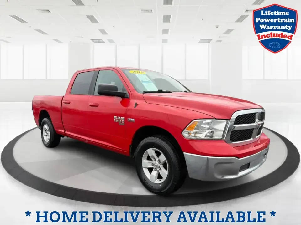 2019 Ram 1500 SLT Crew Cab 4x4 6'4 Box (1C6RR7TT2KS) with an 5.7L V8 OHV 16V engine, 8A transmission, located at 1230 East Main St, Xenia, OH, 45385, (937) 908-9800, 39.688026, -83.910172 - **Unleash Your Adventurous Spirit with the 2019 Ram 1500 SLT Crew Cab 4x4!**<br /> <br /> Are you ready to elevate your lifestyle and take on new adventures? Whether you're hauling equipment for your weekend projects or embarking on a family road trip, the 2019 Ram 1500 SLT Crew Cab 4x4 is designed - Photo#0