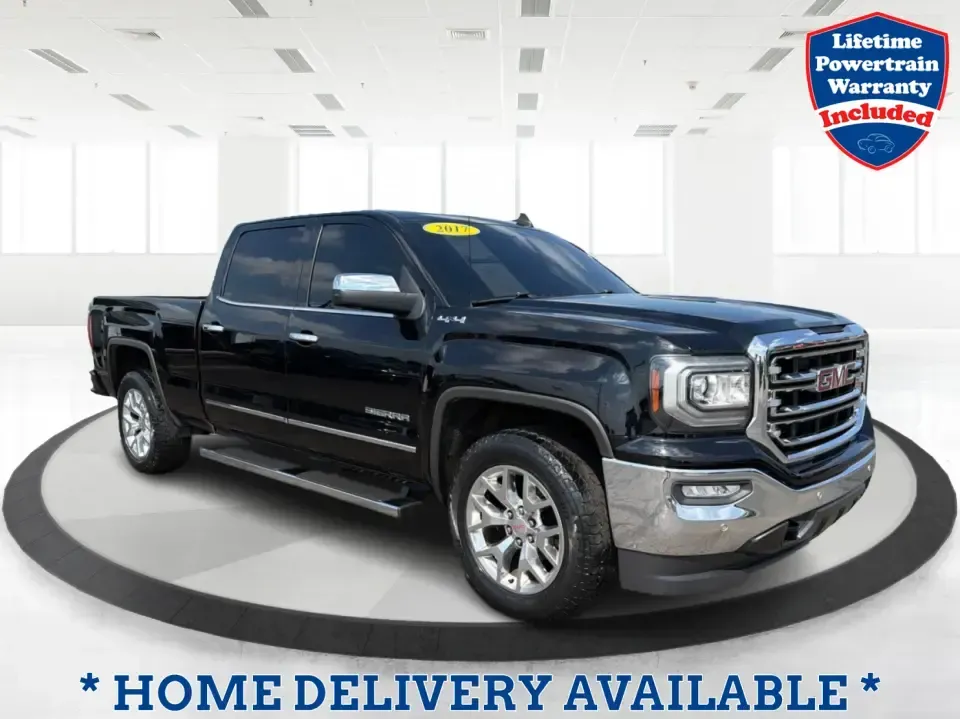 2017 GMC Sierra SLT (3GTU2NEC8HG) with an 5.3L V8 engine, 8-speed automatic transmission, located at 8750 N County Rd 25A, Piqua, OH, 45356, (937) 908-9800, 40.164391, -84.232513 - Need a truck that can handle weekday work, weekend lake runs, and Ohio winters without feeling like you're sacrificing comfort? This 2017 GMC Sierra 1500 SLT 4WD is built for real life in and around Piqua-whether you're towing on Friday, loading up the crew for a Saturday project, or heading up I75- Photo#0