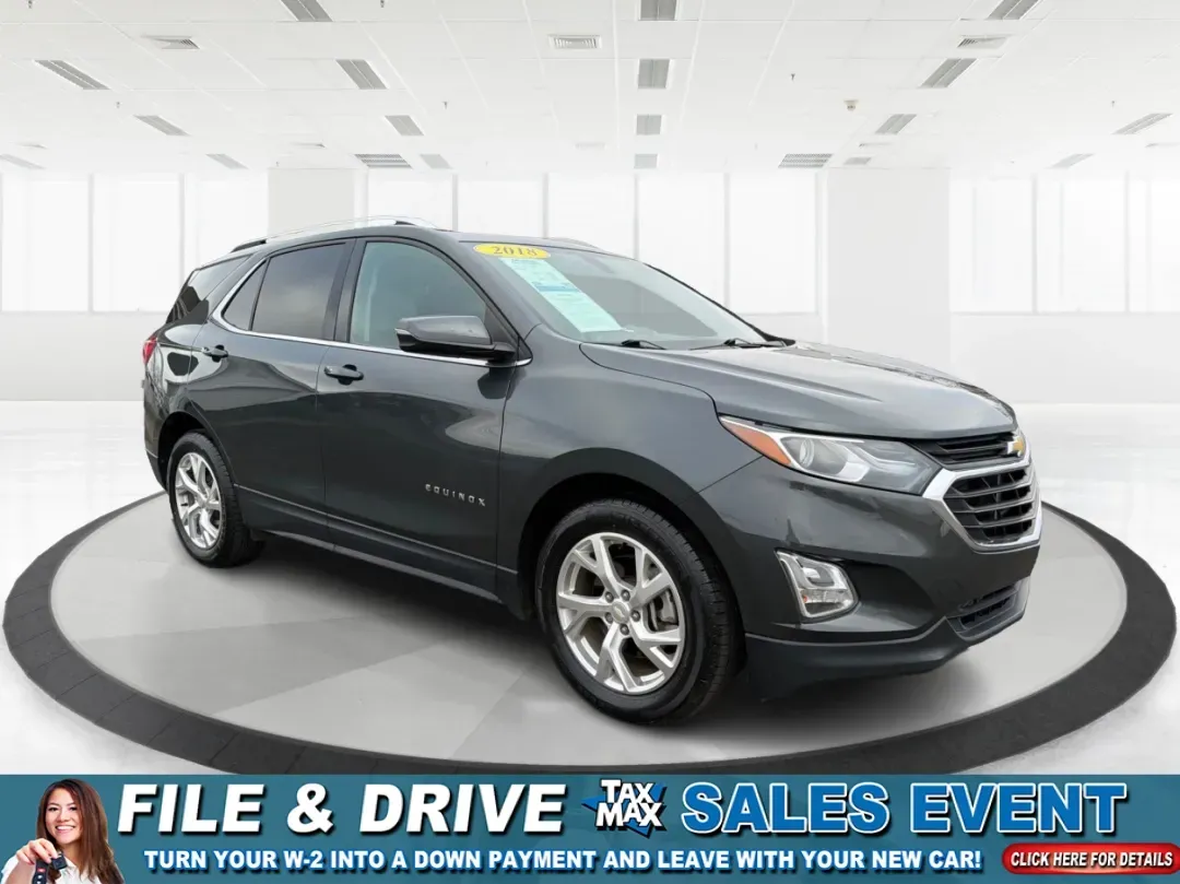 2018 Chevrolet Equinox LT (3GNAXTEX8JS) with an 2L I-4 gasoline direct injection engine, located at 1230 East Main St, Xenia, OH, 45385, (937) 908-9800, 39.688026, -83.910172 - Are you ready for your next adventure? Whether you're embarking on a weekend getaway with family or tackling the daily commute with style, the 2018 Chevrolet Equinox LT is the perfect companion for all of life's journeys. This SUV, available at Advantage Car and Credit in Xenia, OH, combines versati - Photo#0