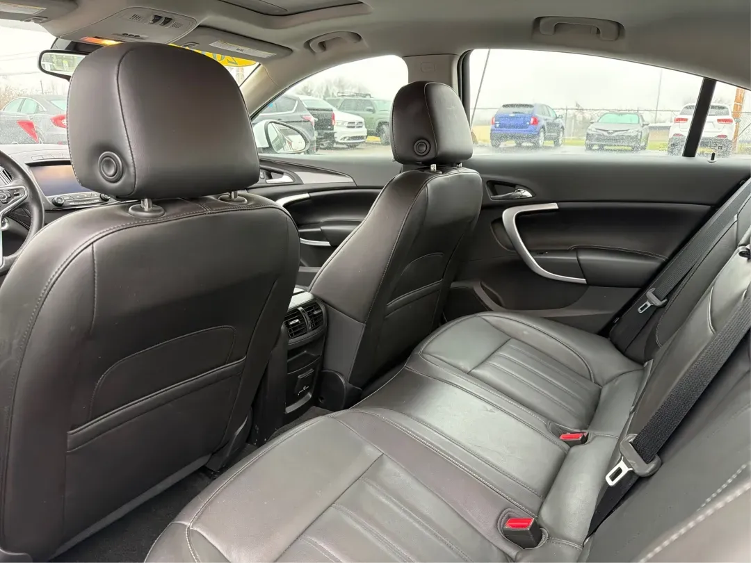 2016 Buick Regal Turbo Premium II (2G4GS5GX7G9) with an 2L I-4 gasoline direct injection engine, 6A transmission, located at 8750 N County Rd 25A, Piqua, OH, 45356, (937) 908-9800, 40.164391, -84.232513 - **Discover the Perfect Blend of Luxury and Affordability with This 2016 Buick Regal at Advantage Car and Credit Piqua!**<br /> <br /> Are you in the market for a sophisticated sedan that effortlessly combines style, comfort, and performance? Look no further than this stunning 2016 Buick Regal Turbo - Photo#10