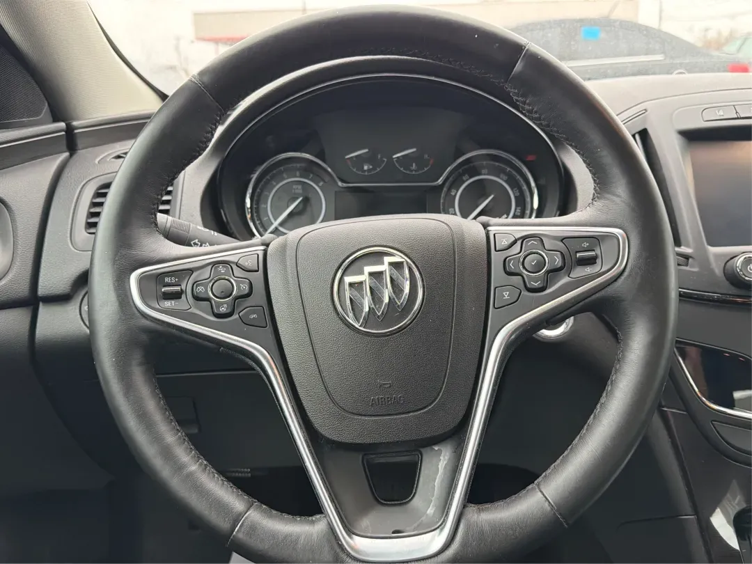 2016 Buick Regal Turbo Premium II (2G4GS5GX7G9) with an 2L I-4 gasoline direct injection engine, 6A transmission, located at 8750 N County Rd 25A, Piqua, OH, 45356, (937) 908-9800, 40.164391, -84.232513 - **Discover the Perfect Blend of Luxury and Affordability with This 2016 Buick Regal at Advantage Car and Credit Piqua!**<br /> <br /> Are you in the market for a sophisticated sedan that effortlessly combines style, comfort, and performance? Look no further than this stunning 2016 Buick Regal Turbo - Photo#16