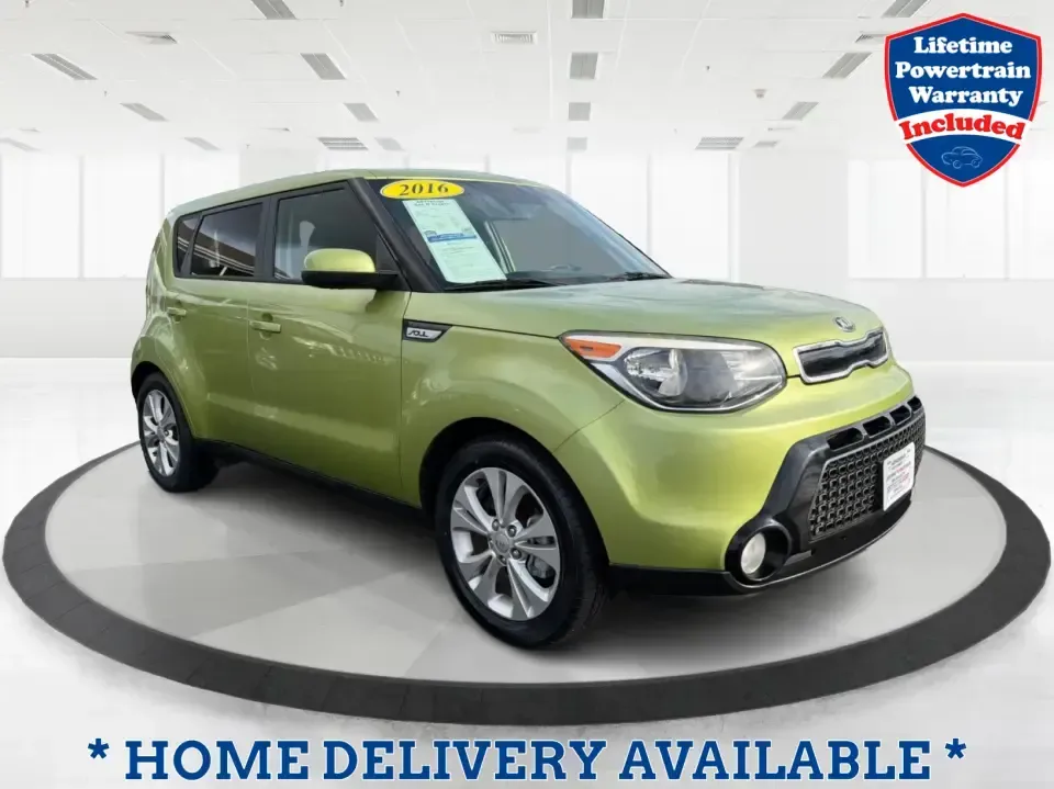 2016 Kia Soul + (KNDJP3A52G7) with an 2L I-4 gasoline direct injection engine, 6A transmission, located at 8750 N County Rd 25A, Piqua, OH, 45356, (937) 908-9800, 40.164391, -84.232513 - **Experience Versatility and Style with the 2016 Kia Soul at Advantage Car and Credit!**<br /> <br /> Are you looking for a vehicle that seamlessly blends practicality with a vibrant lifestyle? The 2016 Kia Soul is the perfect companion for your daily commutes, weekend getaways, or family outings. W - Photo#0