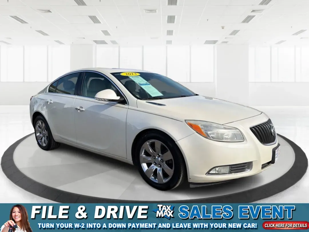 2013 Buick Regal Turbo - Premium 1 (2G4GS5EV4D9) with an ECOTEC 2L I-4 gasoline direct injection engine, located at 1184 Kauffman Ave, Fairborn, OH, 45324, (937) 908-9800, 39.807072, -84.030914 - **Discover the Perfect Blend of Comfort and Performance with the 2013 Buick Regal Turbo Premium 1!**<br /> <br /> Are you in the market for a vehicle that combines luxury, performance, and practicality? Look no further than the stunning 2013 Buick Regal Turbo Premium 1, available now at Advantage Ca - Photo#0