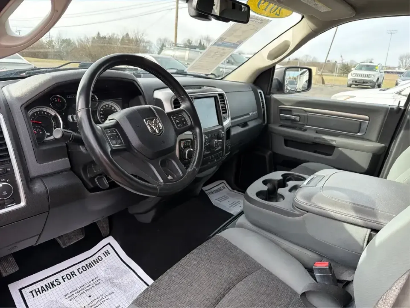 2019 Ram 1500 Big Horn Crew Cab 4x4 5'7 Box (1C6RR7LT5KS) with an HEMI 5.7L V-8 variable valve control engine, 8A transmission, located at 1951 S Dayton Lakeview Rd., New Carlisle, OH, 45344, (937) 908-9800, 39.890999, -84.050255 - **Hit the Road with Confidence: Your 2019 Ram 1500 Awaits at Advantage Car and Credit!**<br /> <br /> Are you ready to elevate your adventures, whether you're hauling gear for a weekend getaway or tackling daily commutes? Look no further than the stunning **2019 Ram 1500 Big Horn Crew Cab** availabl - Photo#9