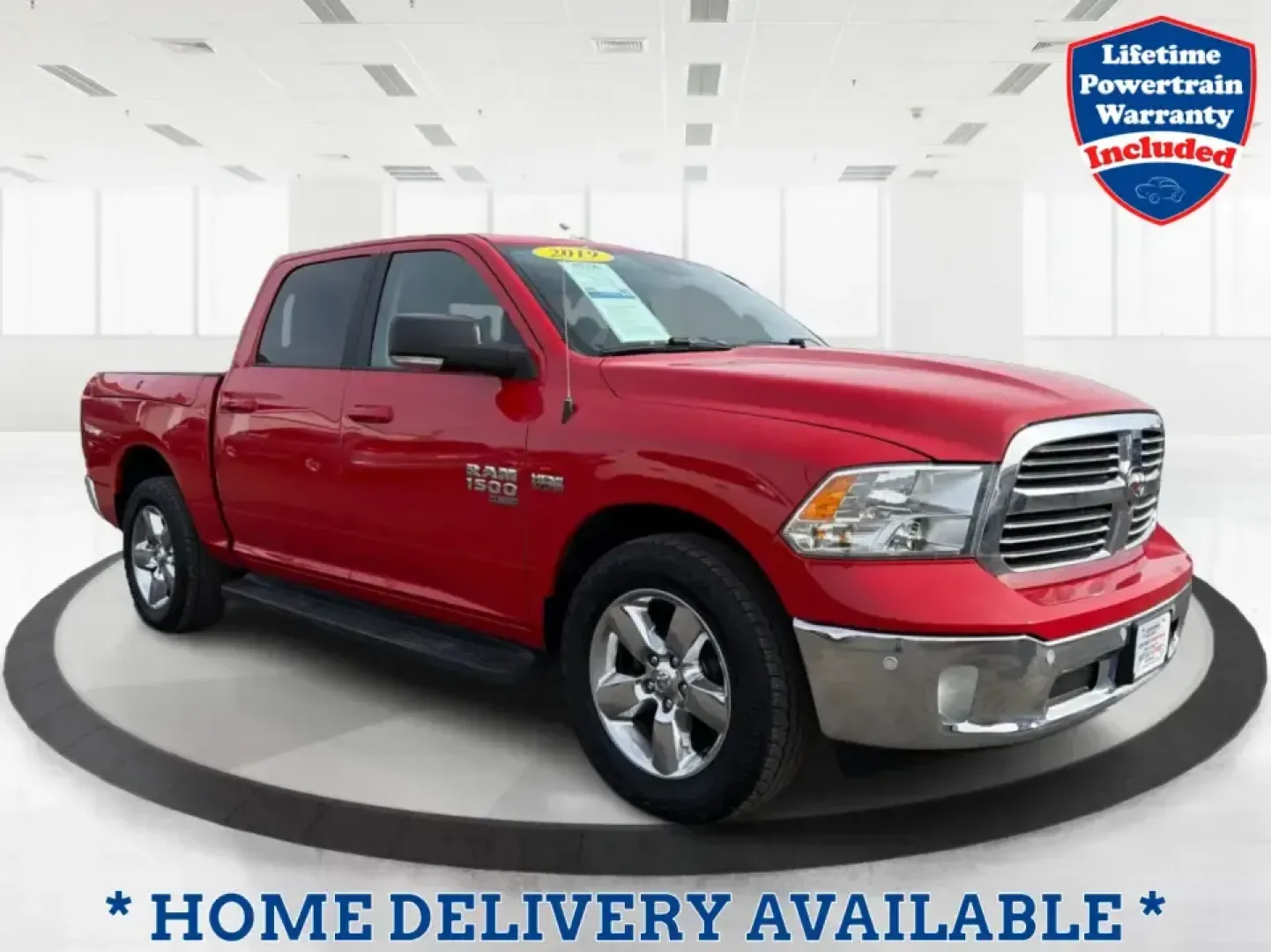 2019 Ram 1500 Big Horn Crew Cab 4x4 5'7 Box (1C6RR7LT5KS) with an HEMI 5.7L V-8 variable valve control engine, 8A transmission, located at 1951 S Dayton Lakeview Rd., New Carlisle, OH, 45344, (937) 908-9800, 39.890999, -84.050255 - **Hit the Road with Confidence: Your 2019 Ram 1500 Awaits at Advantage Car and Credit!**<br /> <br /> Are you ready to elevate your adventures, whether you're hauling gear for a weekend getaway or tackling daily commutes? Look no further than the stunning **2019 Ram 1500 Big Horn Crew Cab** availabl - Photo#0