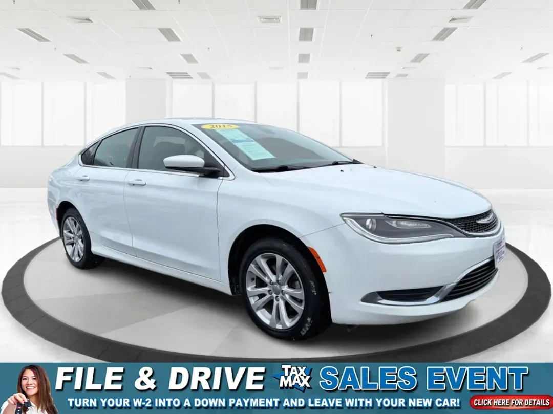 2015 Chrysler 200 Limited (1C3CCCAB2FN) with an 3.6L V-6 DOHC engine, located at 1184 Kauffman Ave, Fairborn, OH, 45324, (937) 908-9800, 39.807072, -84.030914 - Are you in the market for a reliable sedan that seamlessly blends comfort, performance, and style? Look no further! At Advantage Car and Credit in Fairborn, OH, we present a fantastic opportunity for you to own the 2015 Chrysler 200 Limited. This vehicle is not just a car; it's your perfect companio - Photo#0