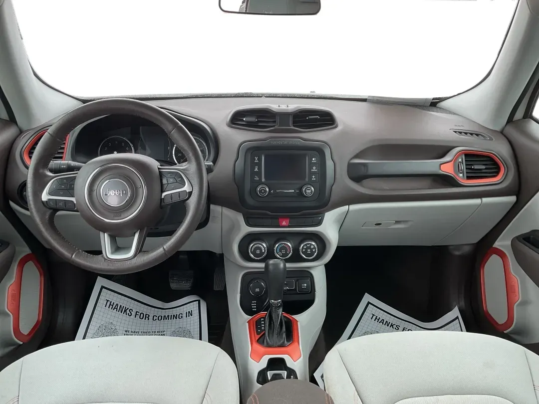 2015 Jeep Renegade Latitude (ZACCJBBT4FP) with an Other engine, located at 1230 East Main St, Xenia, OH, 45385, (937) 908-9800, 39.688026, -83.910172 - Ready for a life that doesn't stop when the pavement ends? This 2015 Jeep Renegade Latitude 4WD in Alpine White is built for the Xenia lifestyle-weekday commutes down US-35, quick runs to grocery stores near downtown, and spontaneous weekend getaways to Caesar Creek State Park or John Bryan State Pa - Photo#17