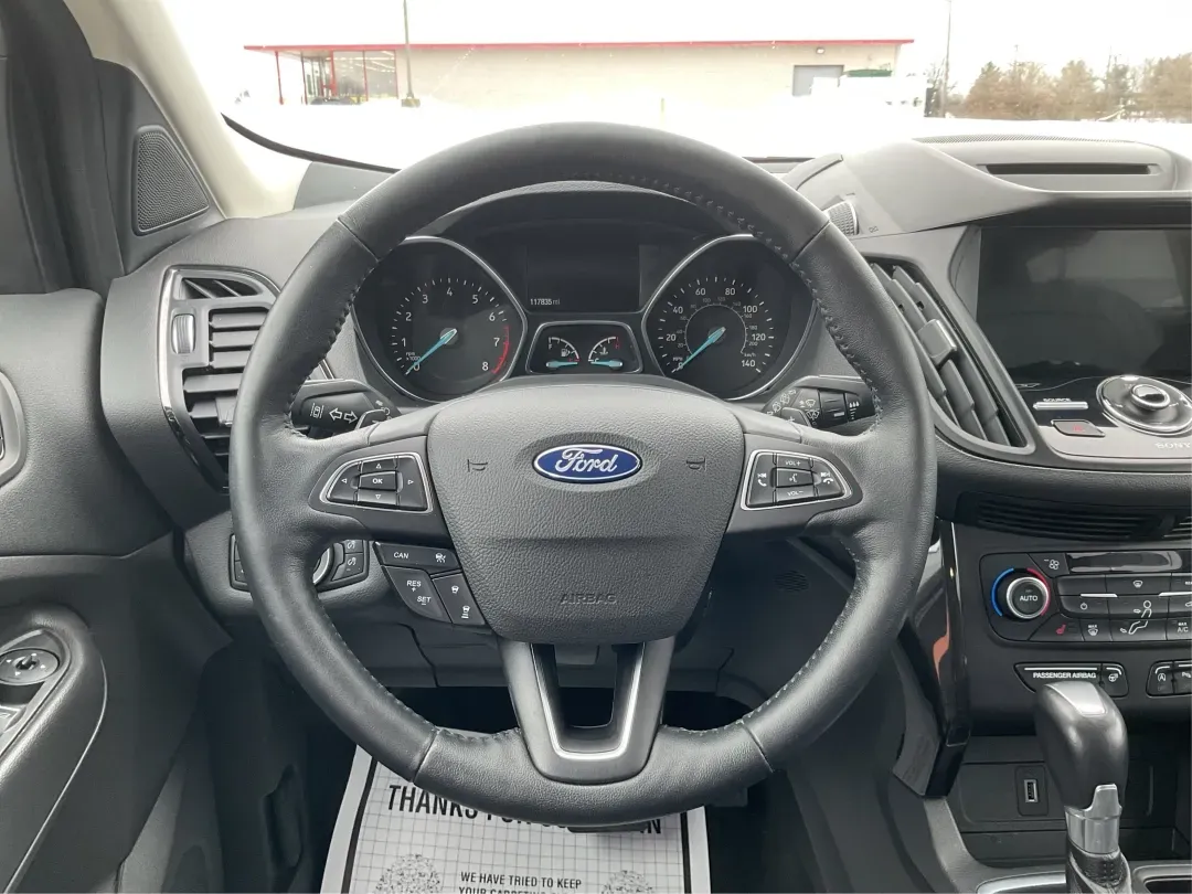 2018 Ford Escape Titanium (1FMCU9J97JU) with an EcoBoost 2L I-4 gasoline direct injection engine, located at 1099 N County Rd 25A, Troy, OH, 45373, (937) 908-9800, 40.057079, -84.212883 - Need an SUV that can handle Ohio weather, daily commutes, and weekend getaways without feeling like a compromise? This 2018 Ford Escape Titanium 4WD in Ingot Silver Metallic is built for real life in Troy-whether you're shuttling kids across town, driving a long commute down I-75, or loading up for - Photo#16