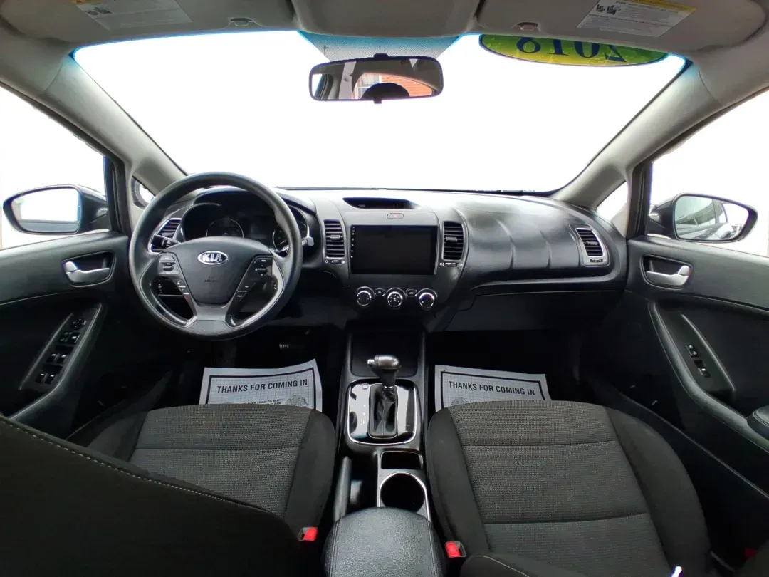 2018 Kia Forte LX (KNAFK5A89J5) with an 2L I-4 DOHC engine, located at 1951 S Dayton Lakeview Rd., New Carlisle, OH, 45344, (937) 908-9800, 39.890999, -84.050255 - Need a smart, budget-friendly ride that can handle daily commutes to Dayton, quick grocery runs, and spontaneous weekend trips without feeling cramped? This 2018 Kia Forte LX Hatchback in Gravity Blue is built for real-life driving in and around New Carlisle-easy to park, efficient to live with, and - Photo#19