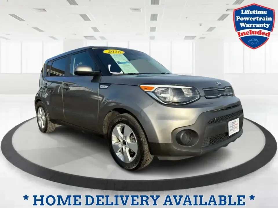 2018 Kia Soul Base 6M (KNDJN2A22J7) with an 1.6L L4 DOHC 16V engine, 6M transmission, located at 1951 S Dayton Lakeview Rd., New Carlisle, OH, 45344, (937) 908-9800, 39.890999, -84.050255 - Need a practical ride that fits real life in New Carlisle-daily commutes down S Dayton-Lakeview Rd, quick school drop-offs, grocery runs, and weekend drives toward Dayton or Springfield? This 2018 Kia Soul Base 6M is the kind of versatile, easy-to-park wagon that works for busy schedules and budget-- Photo#0