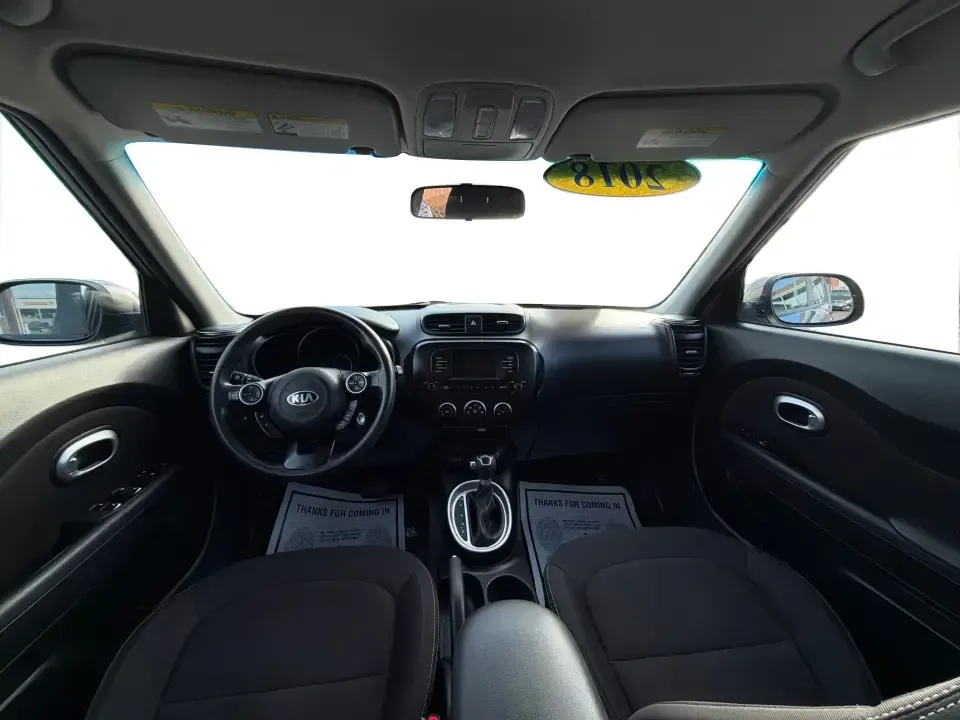 2018 Kia Soul Base 6M (KNDJN2A22J7) with an 1.6L L4 DOHC 16V engine, 6M transmission, located at 1951 S Dayton Lakeview Rd., New Carlisle, OH, 45344, (937) 908-9800, 39.890999, -84.050255 - Need a practical ride that fits real life in New Carlisle-daily commutes down S Dayton-Lakeview Rd, quick school drop-offs, grocery runs, and weekend drives toward Dayton or Springfield? This 2018 Kia Soul Base 6M is the kind of versatile, easy-to-park wagon that works for busy schedules and budget-- Photo#20