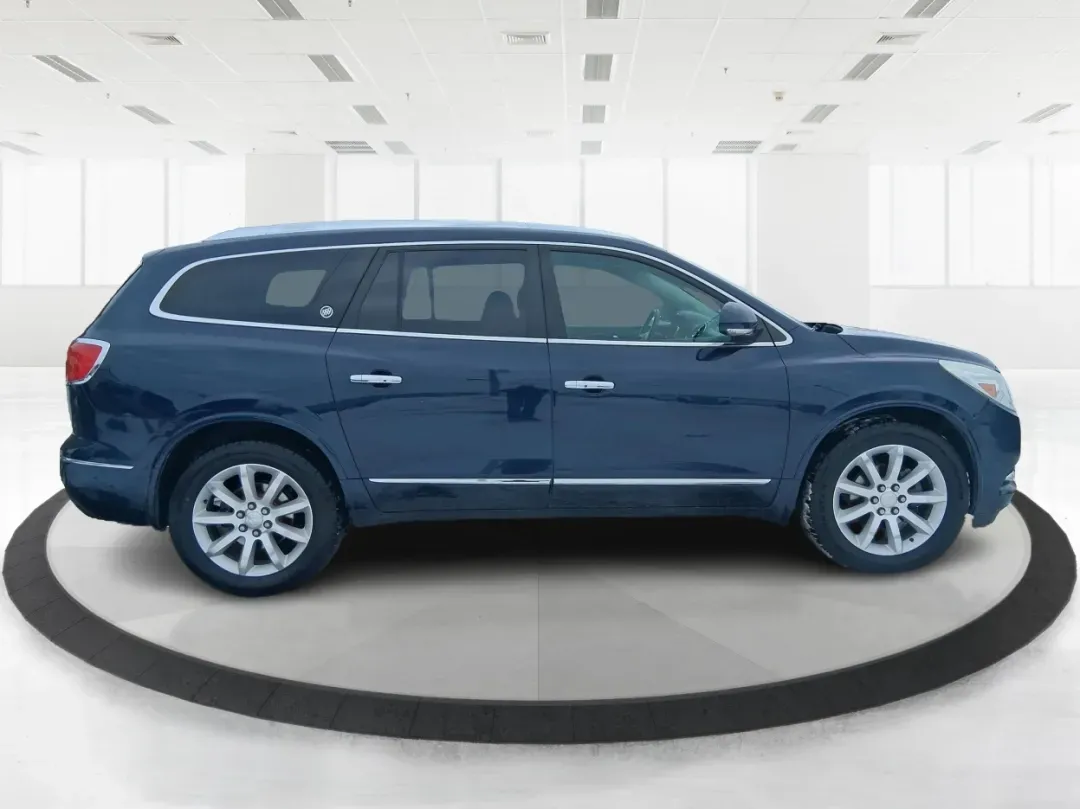2015 Buick Enclave Premium (5GAKVCKD6FJ) with an 3.6L V-6 gasoline direct injection engine, located at 4508 South Dixie Dr, Moraine, OH, 45439, (937) 908-9800, 39.689976, -84.218452 - Load up the family, cue the road-trip playlist, and enjoy the kind of comfortable, confident driving that makes everyday errands and weekend getaways feel easy. This 2015 Buick Enclave Premium in Dark Sapphire Blue Metallic is built for real life in Moraine-school drop-offs, long commutes up I75, an - Photo#1