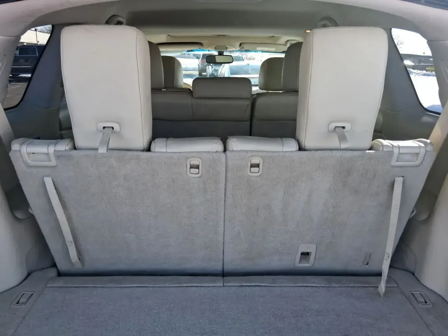 2013 Infiniti JX35 Base (5N1AL0MM9DC) with an 3.5L V6 DOHC 24V engine, Continuously Variable Transmission transmission, located at 1184 Kauffman Ave, Fairborn, OH, 45324, (937) 908-9800, 39.807072, -84.030914 - Need a comfortable, upscale SUV that can handle school drop-offs, I70 commutes, and weekend getaways without blowing the budget? This 2013 INFINITI JX35 Base in rich maroon delivers three-row versatility, premium comfort, and confidence-building safety features-an ideal fit for growing families, bus - Photo#10