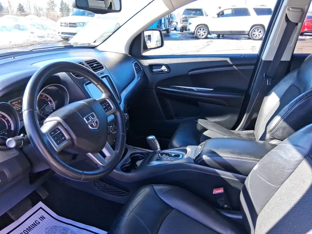 2015 Dodge Journey Crossroad FWD (3C4PDCGB5FT) with an 2.4L L4 DOHC 16V engine, 4-Speed Automatic transmission, located at 1099 N County Rd 25A, Troy, OH, 45373, (937) 908-9800, 40.057079, -84.212883 - Pack up the kids, cue up the playlist, and point your next adventure toward I75-this 2015 Dodge Journey Crossroad FWD is the kind of SUV that makes everyday life in Troy easier, whether you're tackling school drop-offs, long commutes, or weekend trips to Dayton. With three-row practicality in a spor - Photo#8