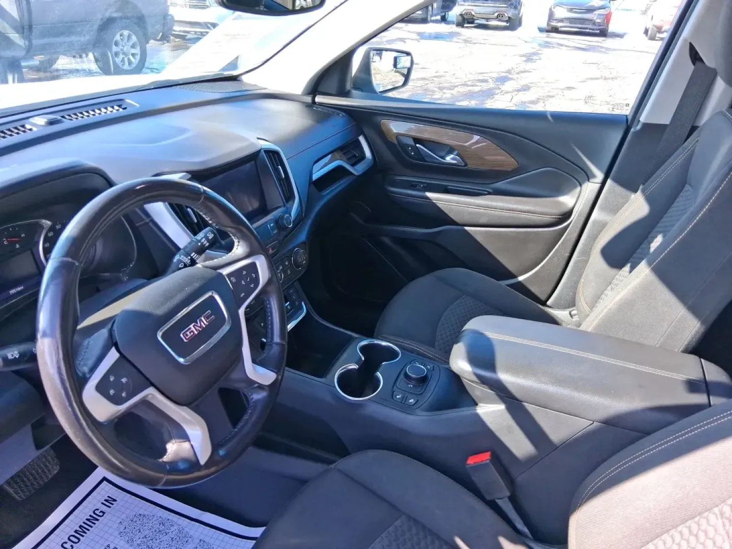 2019 GMC Terrain SLE (3GKALMEV4KL) with an 1.4L L4 DOHC 16V TURBO engine, 6A transmission, located at 1184 Kauffman Ave, Fairborn, OH, 45324, (937) 908-9800, 39.807072, -84.030914 - Picture your next week: easy commuting to Wright-Patterson AFB, grocery runs that don't feel like a puzzle, and a weekend escape to John Bryan State Park with room for everyone and everything. This 2019 GMC Terrain SLE in Summit White is the kind of practical, comfortable SUV that fits real life in - Photo#8