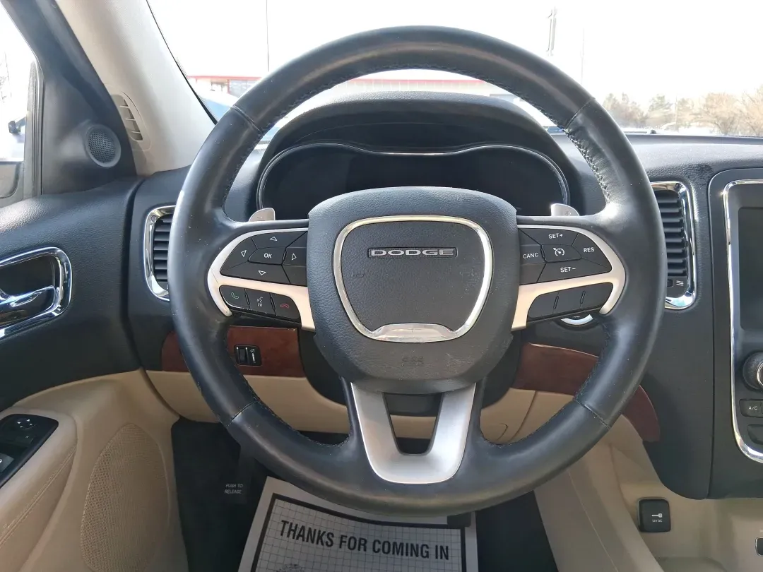 2015 Dodge Durango Limited (1C4RDJDG8FC) with an 3.6L V6 DOHC 24V engine, 8-Speed Automatic transmission, located at 8750 N County Rd 25A, Piqua, OH, 45356, (937) 908-9800, 40.164391, -84.232513 - Pack up the kids, load the cooler, and point the nose toward a weekend getaway-this 2015 Dodge Durango Limited is the kind of SUV that makes everyday life in West Central Ohio easier, from school drop-offs to road trips and everything in between. With confident 4WD/AWD capability, three-row flexibil - Photo#16