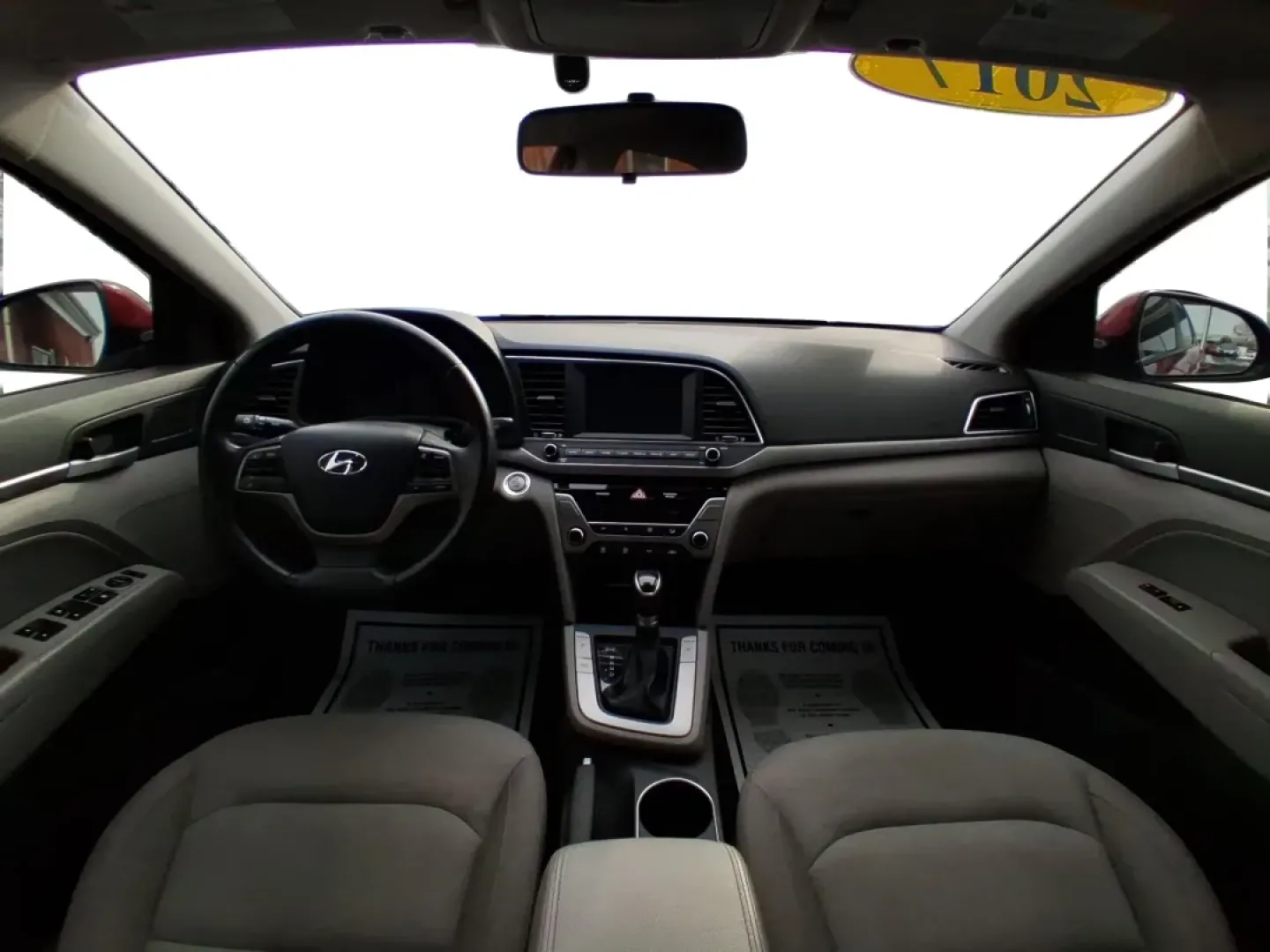 2017 Hyundai Elantra SE (KMHD84LF5HU) with an Nu 2L I-4 DOHC engine, 6A transmission, located at 1099 N County Rd 25A, Troy, OH, 45373, (937) 908-9800, 40.057079, -84.212883 - Planning a reliable daily commute from Troy to Dayton, a fuel-friendly run to the Miami Valley Centre Mall, or an easy weekend escape up I75? This 2017 Hyundai Elantra SE in eye-catching Scarlet Red Pearl is the kind of practical sedan that fits real life-comfortable for long drives, small enough fo - Photo#18