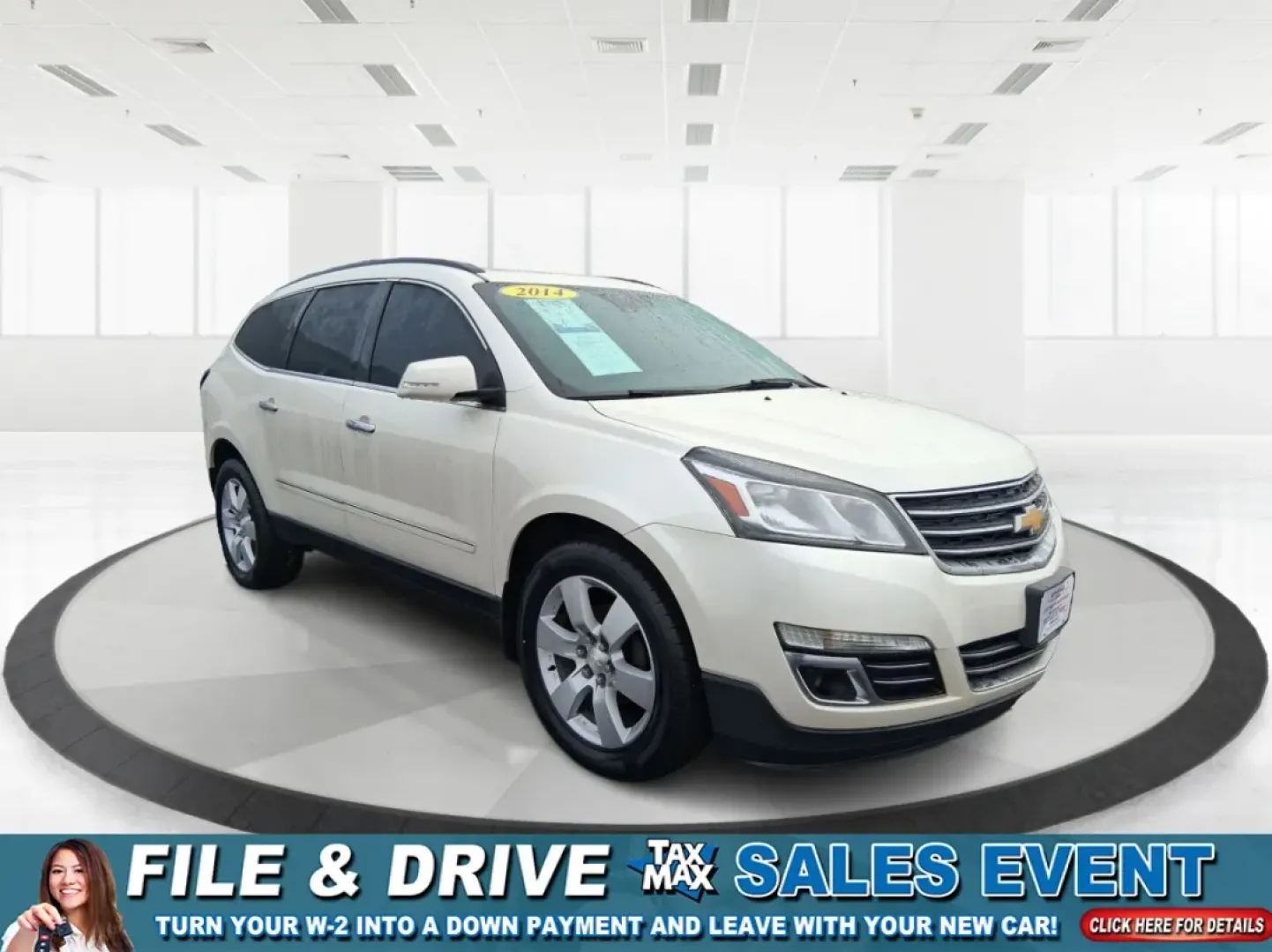 2014 Chevrolet Traverse LTZ (1GNKVJKDXEJ) with an 3.6L V-6 gasoline direct injection engine, 6-Speed Automatic transmission, located at 1951 S Dayton Lakeview Rd., New Carlisle, OH, 45344, (937) 908-9800, 39.890999, -84.050255 - Pack up the kids, cue up the playlist, and point the nose toward a weekend getaway-this 2014 Chevrolet Traverse LTZ is built for real life in West Central Ohio. Whether you're doing the school run, commuting between Troy and Dayton, or loading up for a road trip to Hocking Hills, the Traverse delive - Photo#0