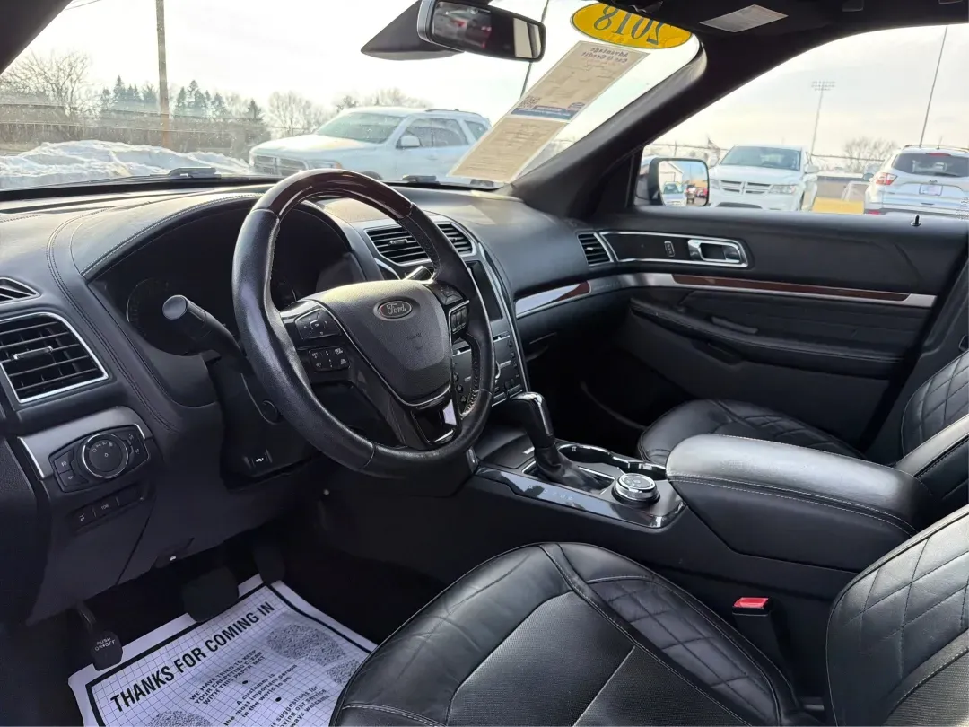 2018 Ford Explorer Platinum (1FM5K8HT1JG) with an EcoBoost 3.5L V-6 gasoline direct injection engine, 6A transmission, located at 8750 N County Rd 25A, Piqua, OH, 45356, (937) 908-9800, 40.164391, -84.232513 - Load up the family, cue the road-trip playlist, and point your weekend plans toward Indian Lake or a quick getaway down I75-this 2018 Ford Explorer Platinum is built for real-life Ohio driving. With confident 4WD/AWD traction, three-row versatility, and premium comfort, it's an ideal SUV for growing - Photo#9