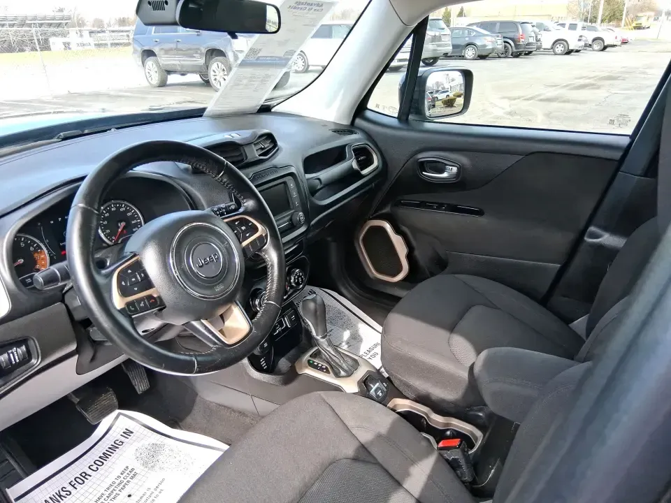 2017 Jeep Renegade Latitude 4WD (ZACCJBBB3HP) with an 2.4L L4 DOHC 16V engine, 6M transmission, located at 401 Woodman Dr, Riverside, OH, 45431, (937) 908-9800, 39.760899, -84.123421 - Ready for the kind of week that starts with a smooth commute and ends with a spontaneous road trip? This 2017 Jeep Renegade Latitude 4WD is built for real life in Riverside, OH-whether you're navigating morning traffic toward Wright-Patterson AFB, packing up for a day at Eastwood MetroPark, or takin- Photo#9