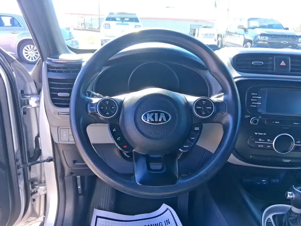 2017 Kia Soul + (KNDJP3A59H7) with an 2L I-4 gasoline direct injection engine, 6A transmission, located at 1951 S Dayton Lakeview Rd., New Carlisle, OH, 45344, (937) 908-9800, 39.890999, -84.050255 - Picture an easy-to-park, easy-to-live-with hatchback that's ready for daily commutes, campus runs, grocery trips, and weekend getaways without feeling bulky or boring. This **2017 Kia Soul +** in **Bright Silver** is a smart pick for drivers who want standout style, flexible cargo space, and confide - Photo#16