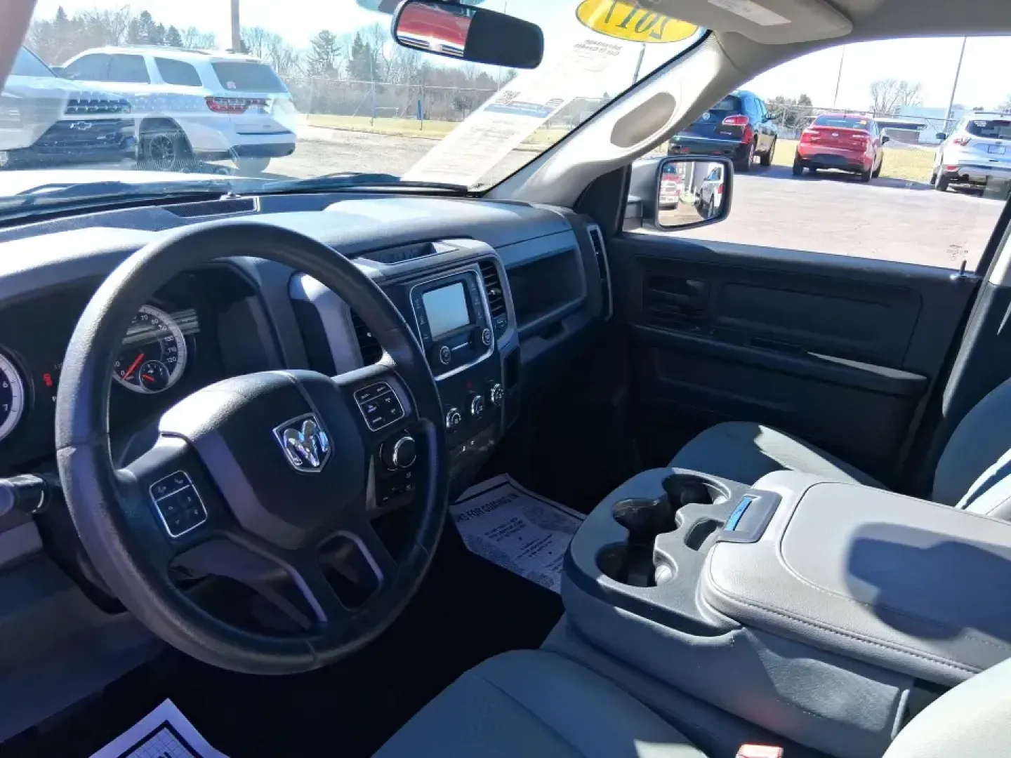 2017 Ram 1500 Tradesman Quad Cab 4x4 6'4 Box (1C6RR7FTXHS) with an 5.7L V8 OHV 16V engine, 8A transmission, located at 880 E. National Road, Vandalia, OH, 45377, (937) 908-9800, 39.891918, -84.183594 - Need a truck that can handle Ohio winters, weekend projects, and last-minute road trips without blinking? This 2017 Ram 1500 Tradesman Quad Cab 4x4 is built for real life in Vandalia-whether you're towing the camper for a getaway, hauling supplies for a home renovation, or commuting up and down I75 - Photo#9