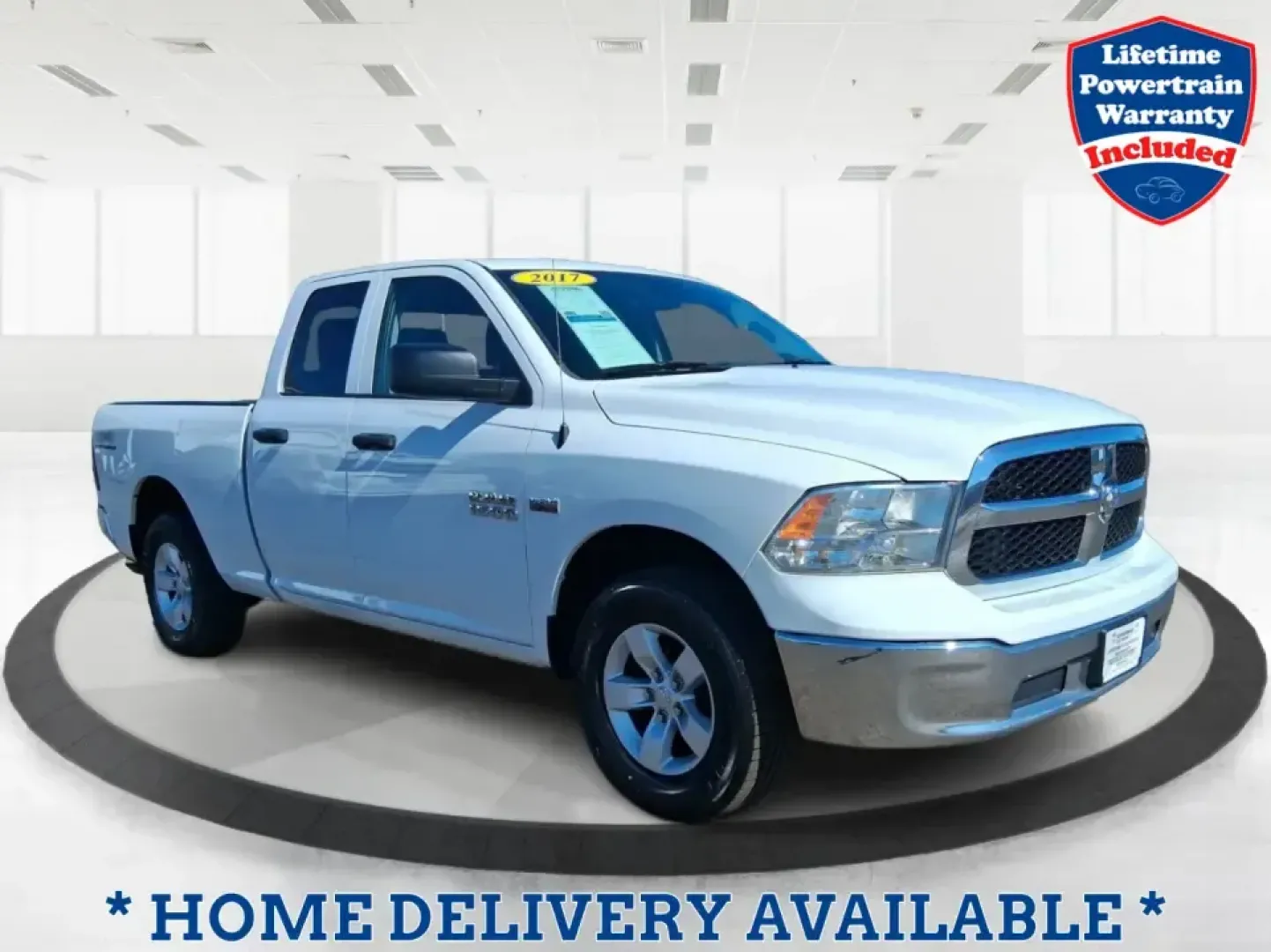 2017 Ram 1500 Tradesman Quad Cab 4x4 6'4 Box (1C6RR7FTXHS) with an 5.7L V8 OHV 16V engine, 8A transmission, located at 880 E. National Road, Vandalia, OH, 45377, (937) 908-9800, 39.891918, -84.183594 - Need a truck that can handle Ohio winters, weekend projects, and last-minute road trips without blinking? This 2017 Ram 1500 Tradesman Quad Cab 4x4 is built for real life in Vandalia-whether you're towing the camper for a getaway, hauling supplies for a home renovation, or commuting up and down I75 - Photo#0