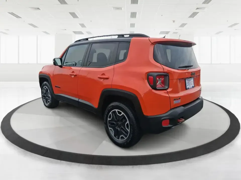 2016 Jeep Renegade Trailhawk (ZACCJBCT5GP) with an Tigershark MultiAir 2.4L I-4 variable valve contro engine, 9A transmission, located at 4508 South Dixie Dr, Moraine, OH, 45439, (937) 908-9800, 39.689976, -84.218452 - Weekend escapes, snowy commutes, and everyday errands feel easier when your crossover is ready for whatever Ohio throws your way. This **2016 Jeep Renegade Trailhawk** in eye-catching **Omaha Orange** is built for drivers who want real capability in a city-friendly size-perfect for exploring MetroPa - Photo#4