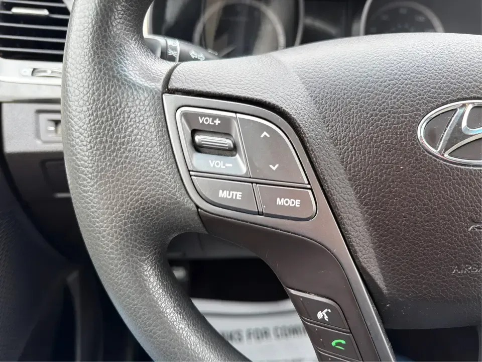 2018 Hyundai Santa Fe 2.4L (5XYZTDLB6JG) with an Theta II 2.4L I-4 gasoline direct injection engine, 6A transmission, located at 8750 N County Rd 25A, Piqua, OH, 45356, (937) 908-9800, 40.164391, -84.232513 - Road trips to Indian Lake, snowy school runs, and everyday commuting up and down I75 feel a lot easier when your SUV is roomy, confident in bad weather, and comfortable for everyone on board. This 2018 Hyundai Santa Fe 2.4L in striking Nightfall Blue is a practical, family-friendly sport utility tha - Photo#16