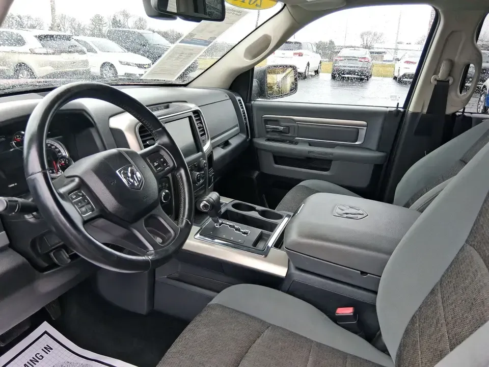 2013 Ram 1500 Big Horn (1C6RR7LT6DS) with an HEMI 5.7L V-8 variable valve control engine, 6-Speed Automatic transmission, located at 880 E. National Road, Vandalia, OH, 45377, (937) 908-9800, 39.891918, -84.183594 - Need a truck that can handle weekday work runs and still feel ready for a spontaneous weekend escape? This Flame Red Clearcoat 2013 Ram 1500 Big Horn Crew Cab is built for real-life Ohio driving-hauling, towing, commuting, and road-tripping with the comfort your passengers will appreciate and the ca - Photo#9