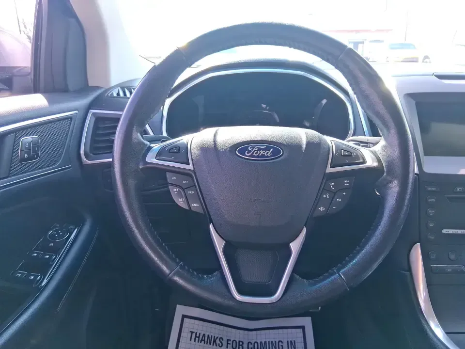 2017 Ford Edge Sport (2FMPK4AP8HB) with an EcoBoost 2.7L V-6 gasoline direct injection engine, 6A transmission, located at 8750 N County Rd 25A, Piqua, OH, 45356, (937) 908-9800, 40.164391, -84.232513 - Weekend road trips up I75, snowy school runs across Miami County, or a daily commute to Troy or Dayton-this 2017 Ford Edge Sport is the kind of SUV that fits real life. With its confident AWD capability, strong EcoBoost power, and family-friendly comfort, it's a smart pick for drivers who want a spo - Photo#16