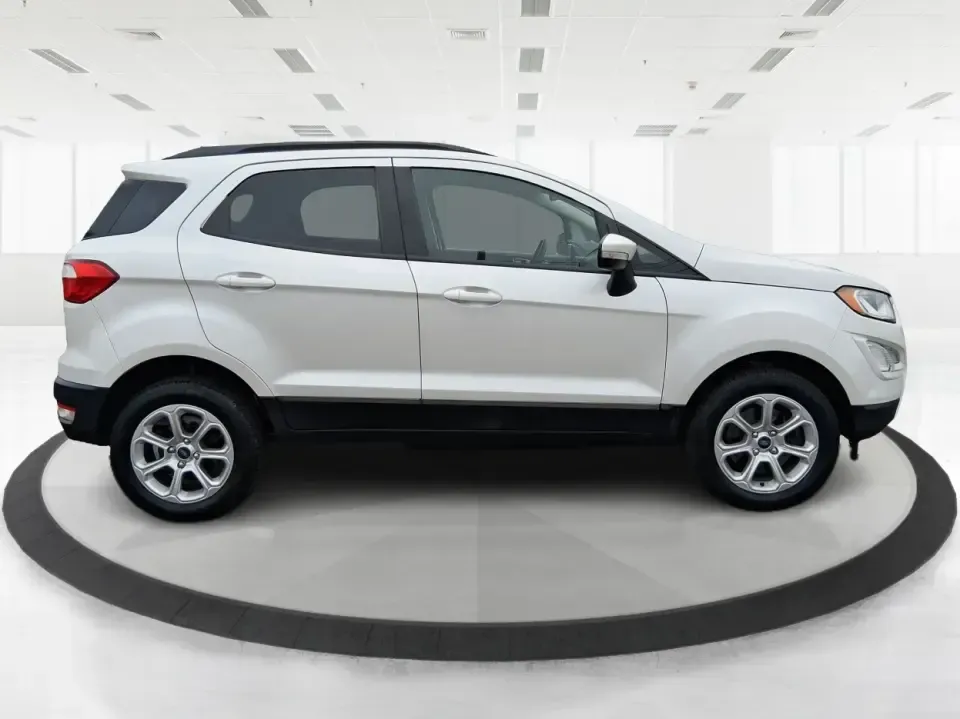 2019 Ford EcoSport SE AWD (MAJ6S3GL7KC) with an 2.0L L4 DOHC 16V engine, 6A transmission, located at 8750 N County Rd 25A, Piqua, OH, 45356, (937) 908-9800, 40.164391, -84.232513 - Need a small SUV that fits downtown parking spots, handles Ohio weather, and still has room for groceries, sports gear, or a weekend bag? This 2019 Ford EcoSport SE AWD in Diamond White is a smart pick for commuters, first-time buyers, and growing families who want confident traction, easy maneuvera- Photo#1